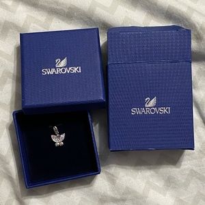 Retired Swarovski Purple Butterfly Charm